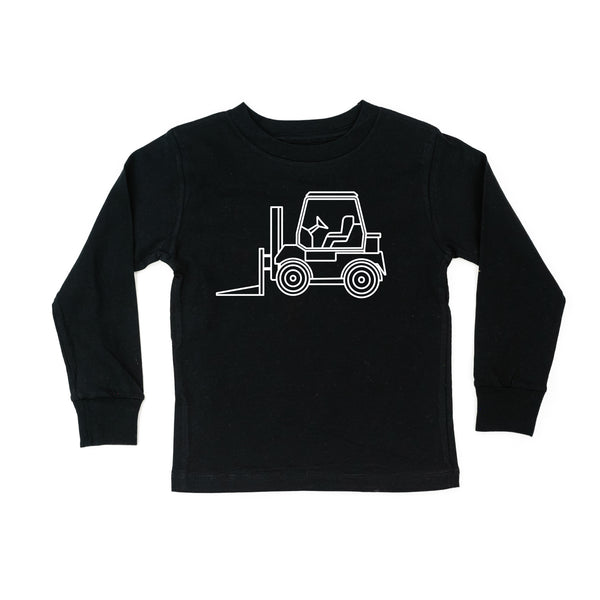 FORK LIFT - Minimalist Design - Long Sleeve Child Shirt