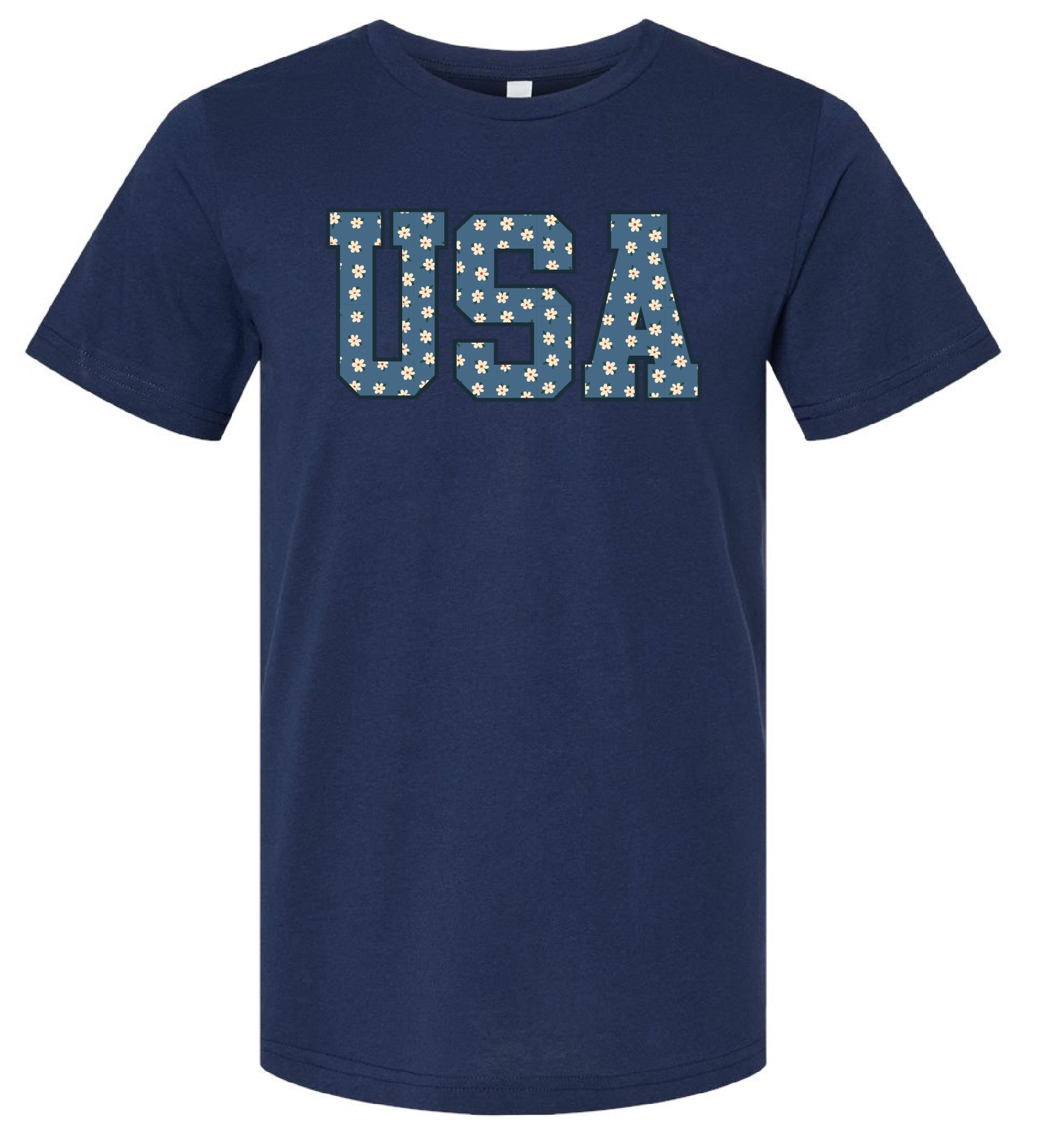 Denim Daisies - USA - Unisex Tee Little Mama Shirt Shop