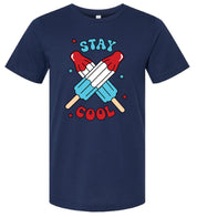 Stay Cool - Popsicles - Unisex Tee Little Mama Shirt Shop