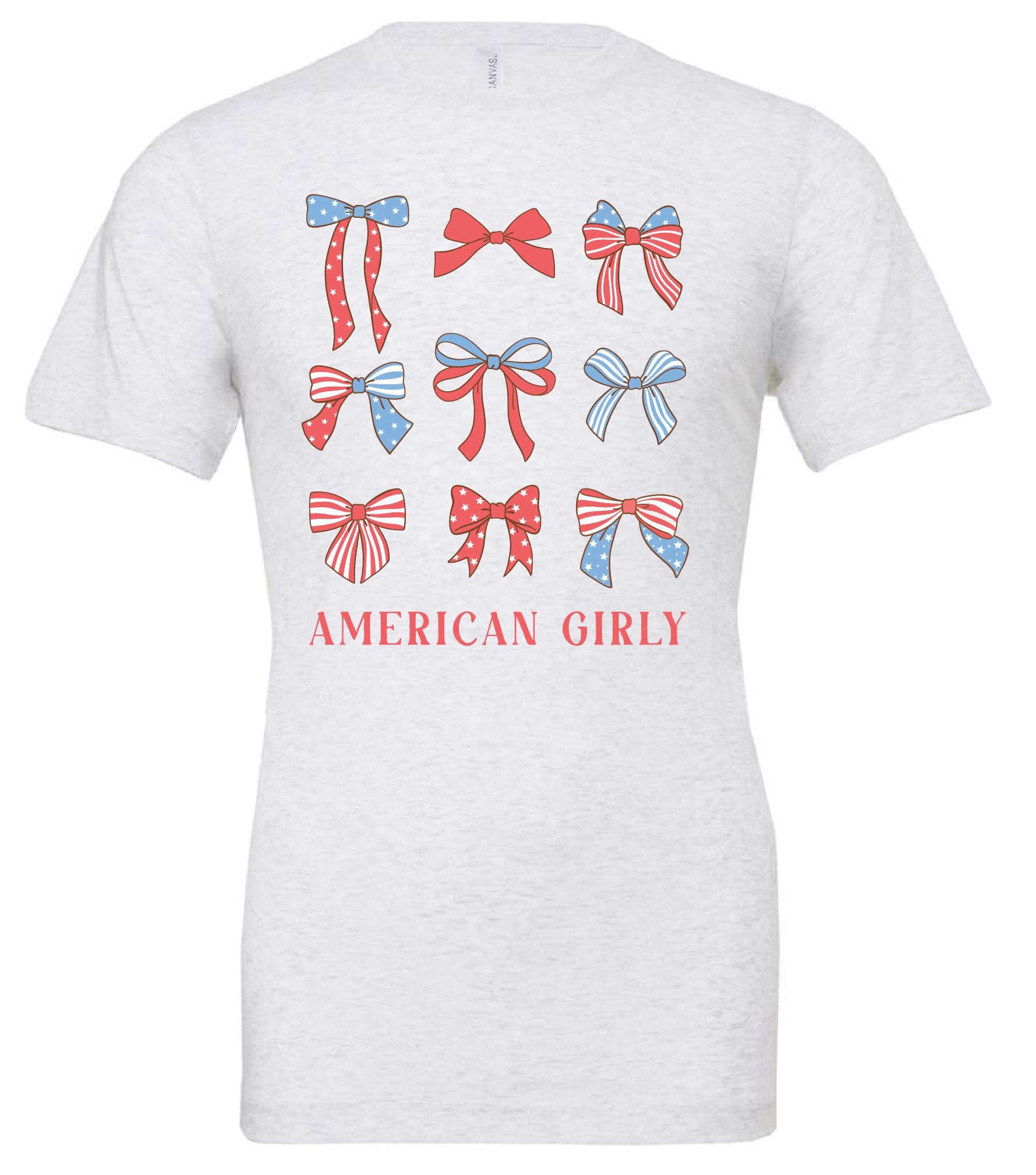 American Girly - Bows - Unisex Tee Little Mama Shirt Shop
