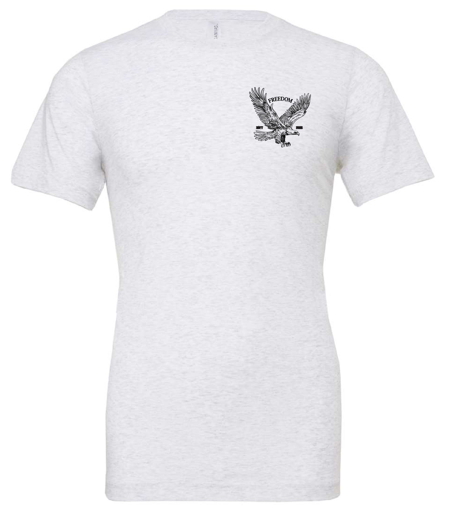 Freedom Isn't Free - Eagle (pocket) - Unisex Tee Little Mama Shirt Shop