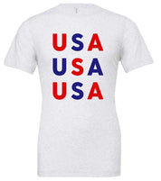 USA x3 - Unisex Tee Little Mama Shirt Shop
