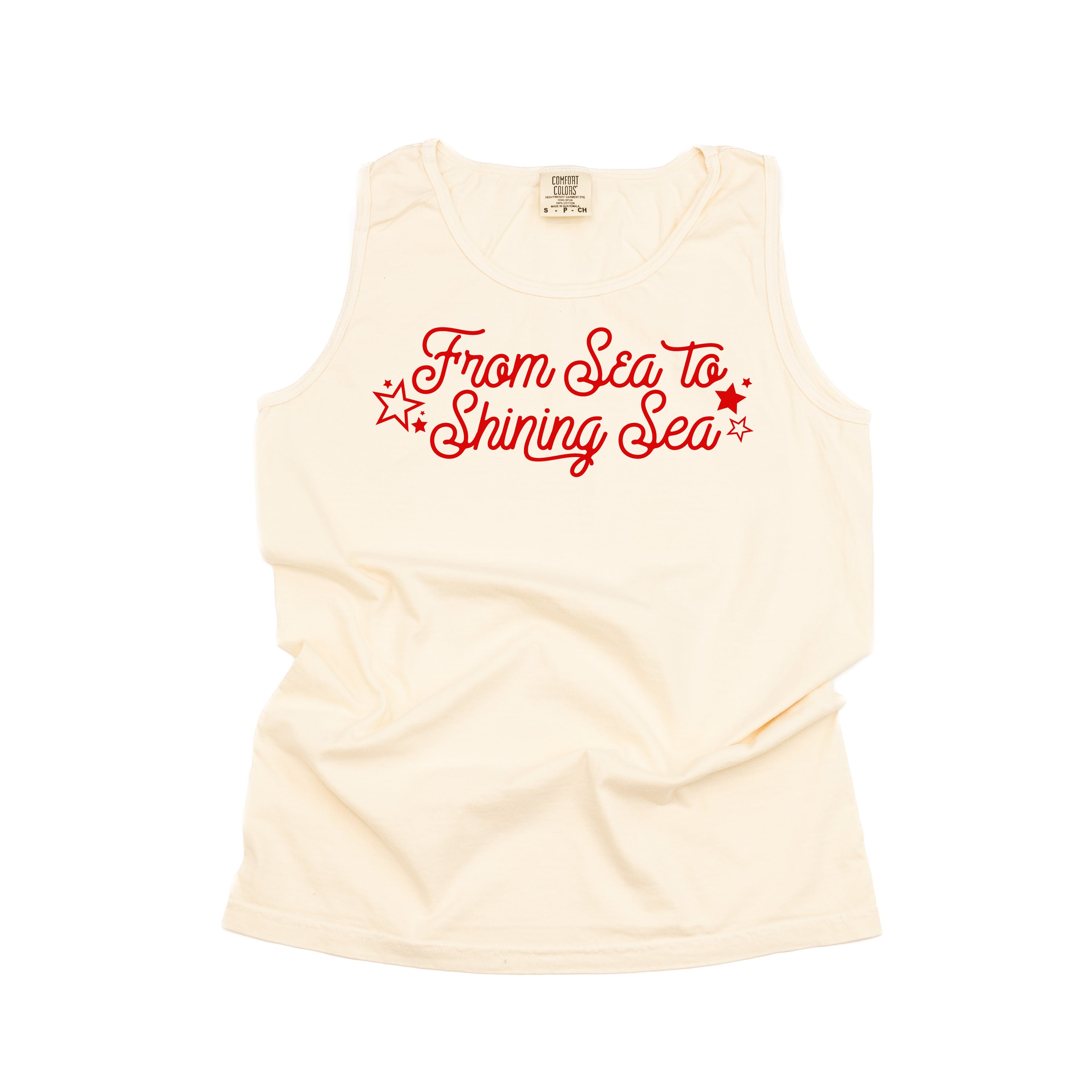 From Sea to Shining Sea - Comfort Colors TANK Little Mama Shirt Shop LLC