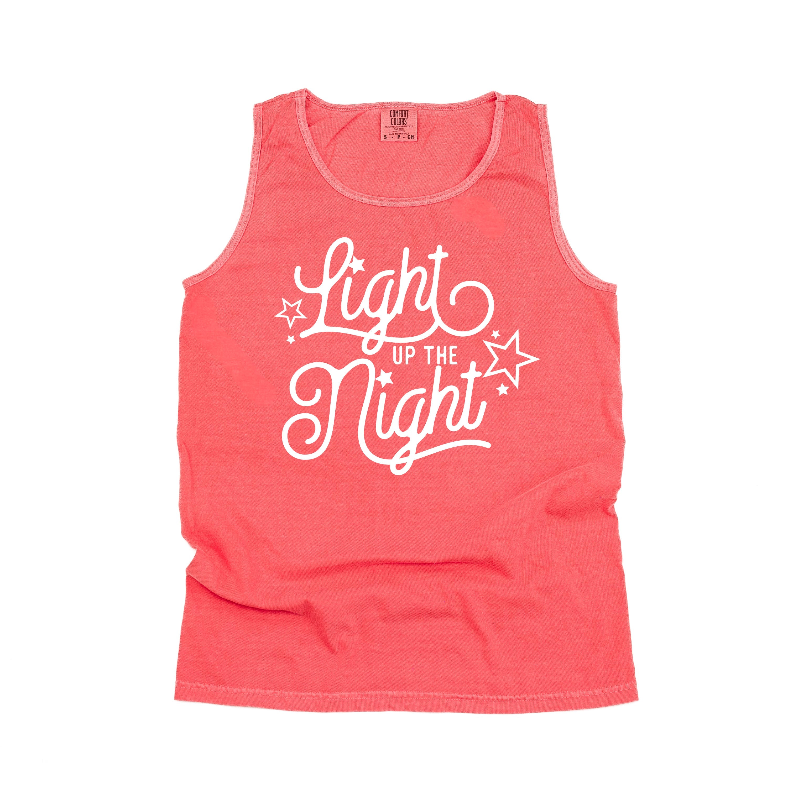 Light Up The Night - Comfort Colors TANK Little Mama Shirt Shop LLC
