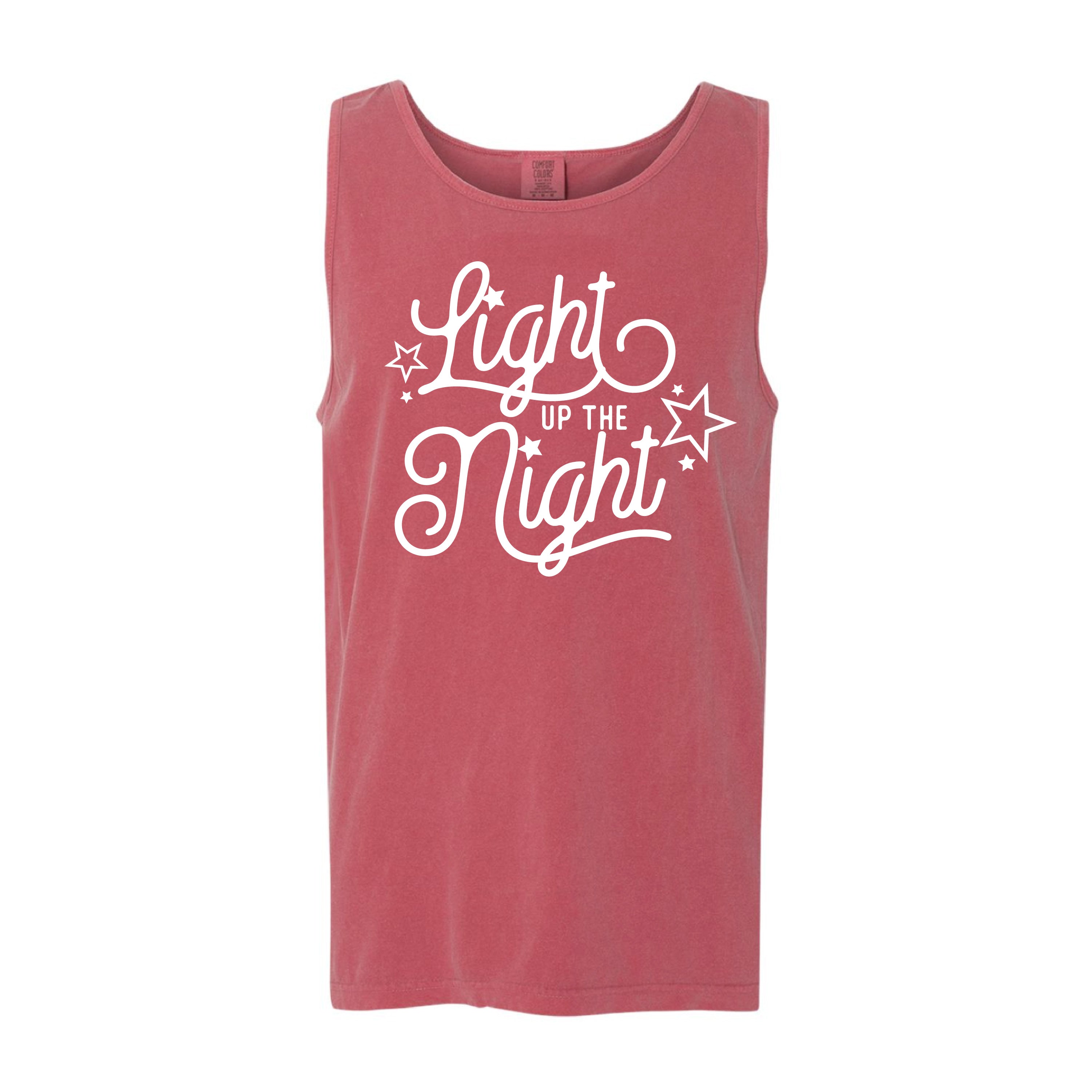 Light Up The Night - Comfort Colors TANK Little Mama Shirt Shop LLC