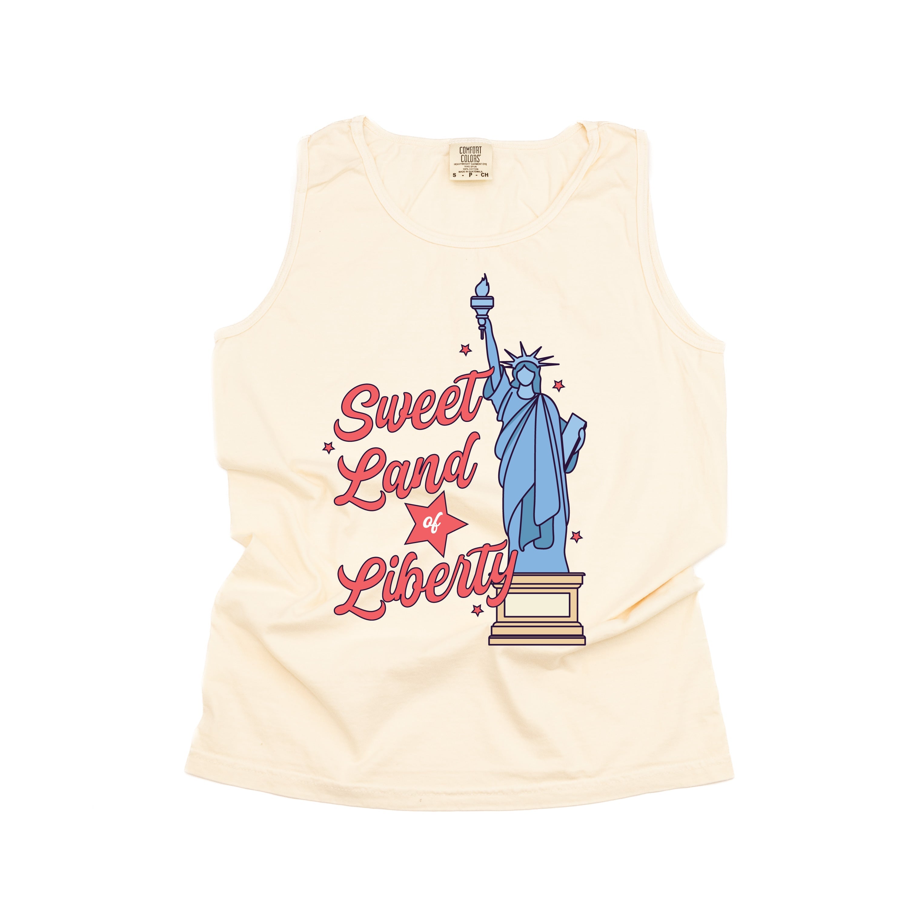 Sweet Land Of Liberty - Comfort Colors TANK Little Mama Shirt Shop LLC