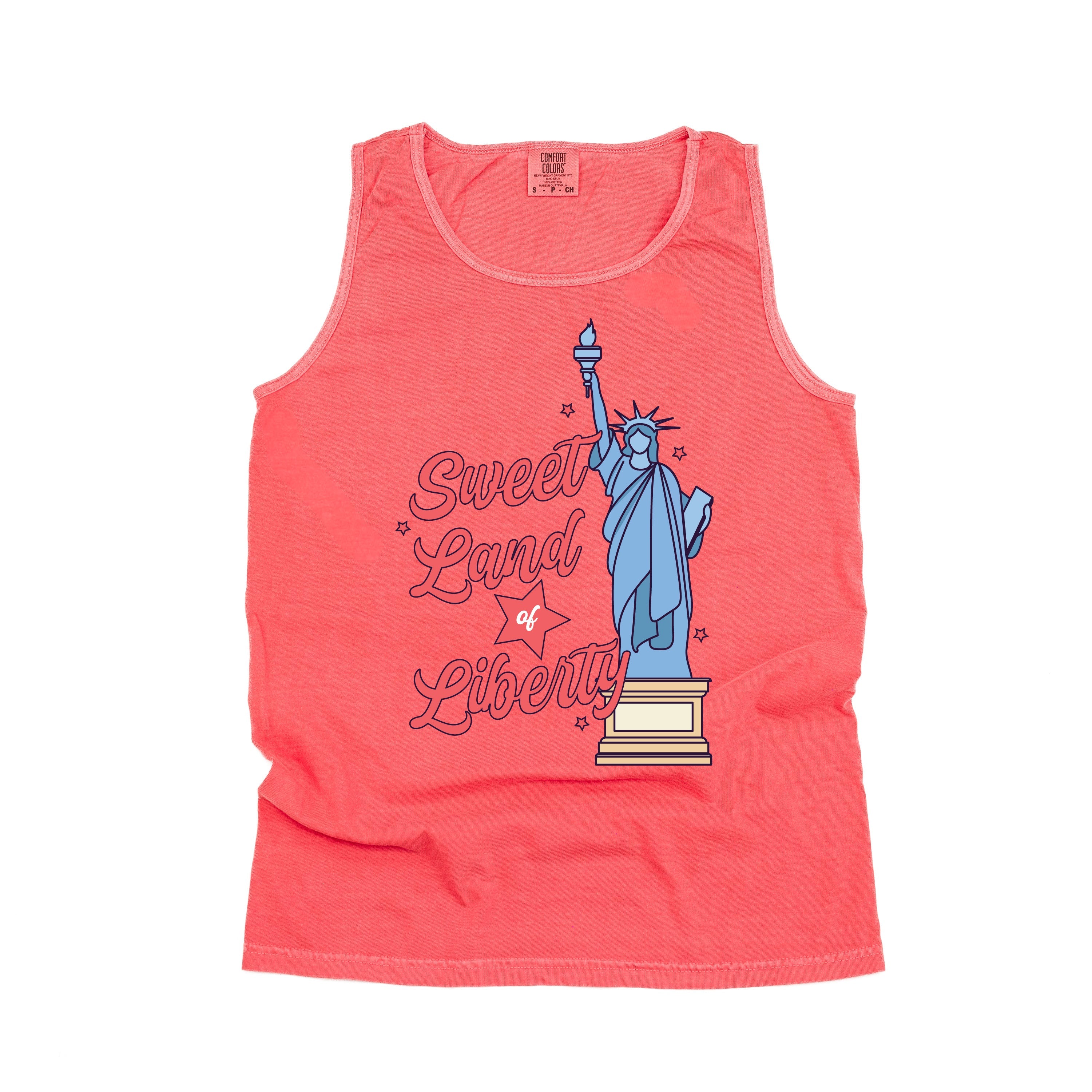 Sweet Land Of Liberty - Comfort Colors TANK Little Mama Shirt Shop LLC