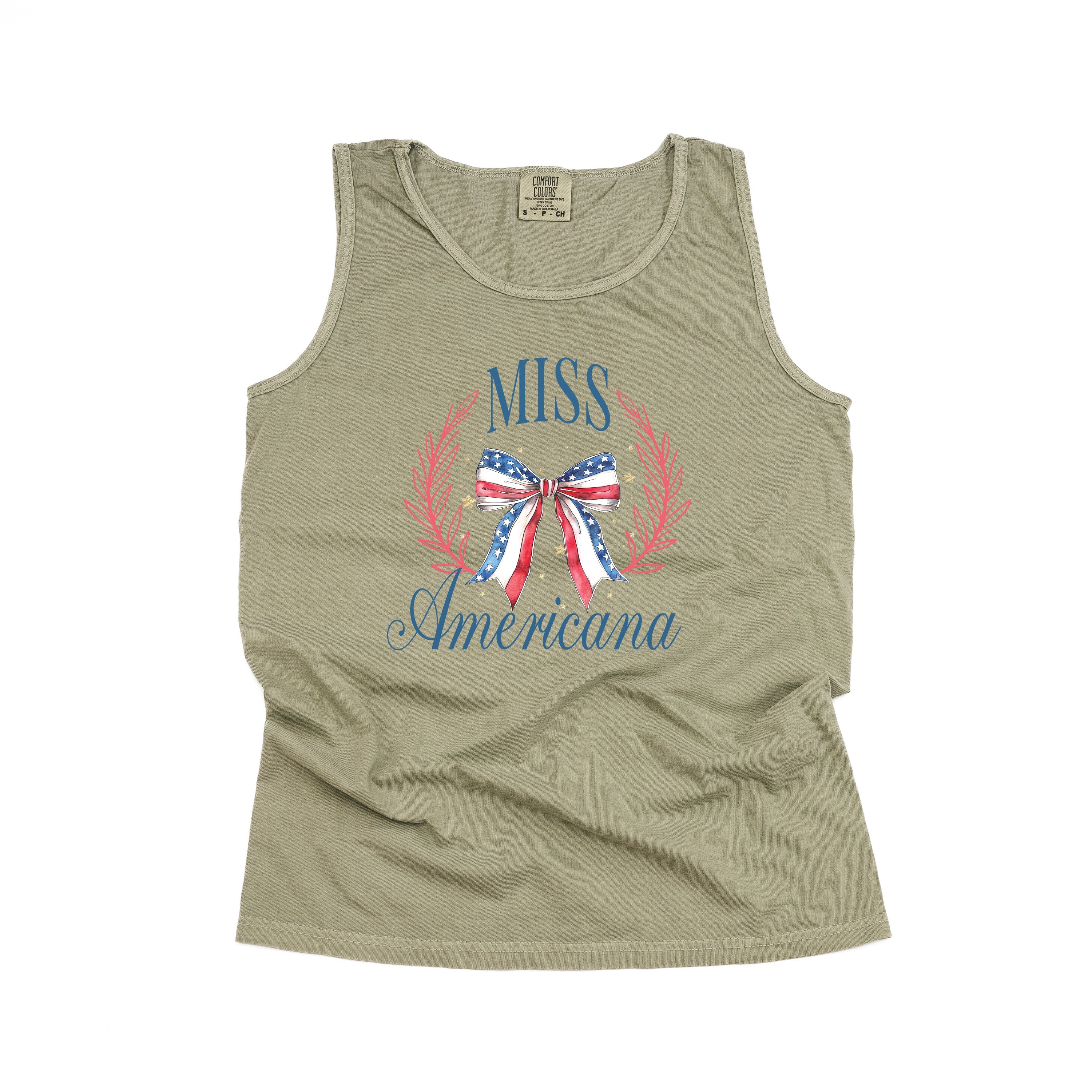Miss Americana - Comfort Colors TANK Little Mama Shirt Shop LLC