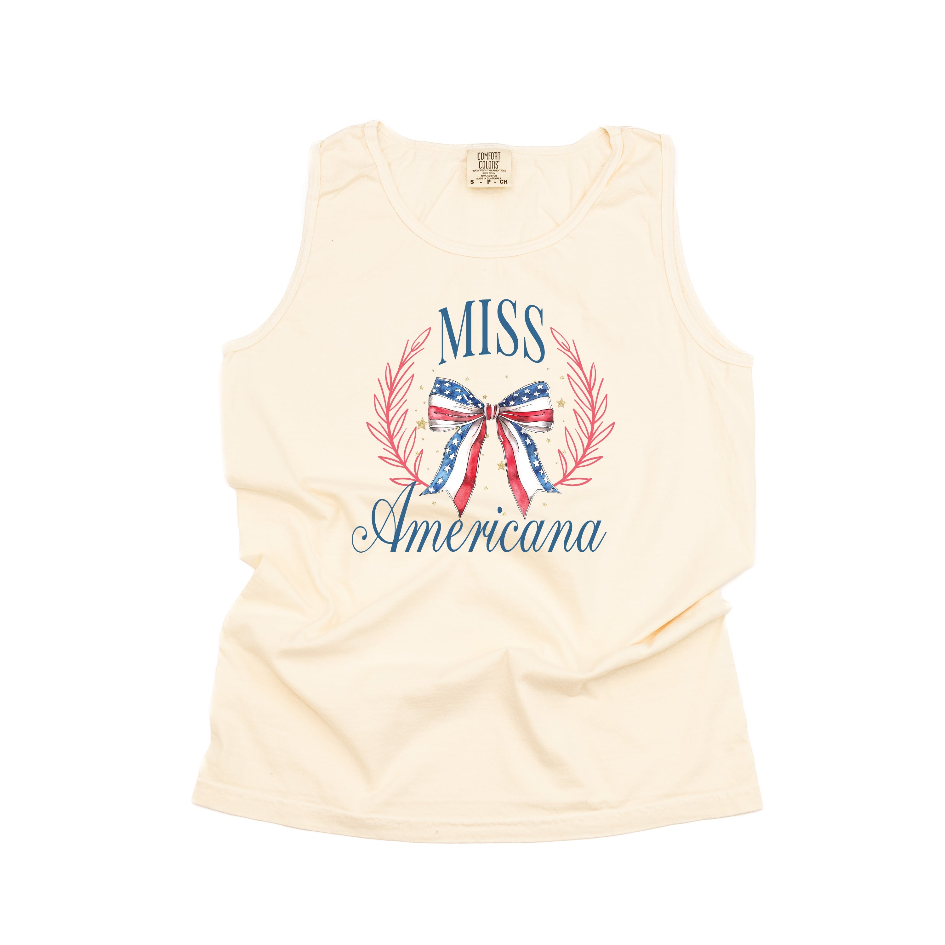 Miss Americana - Comfort Colors TANK Little Mama Shirt Shop LLC