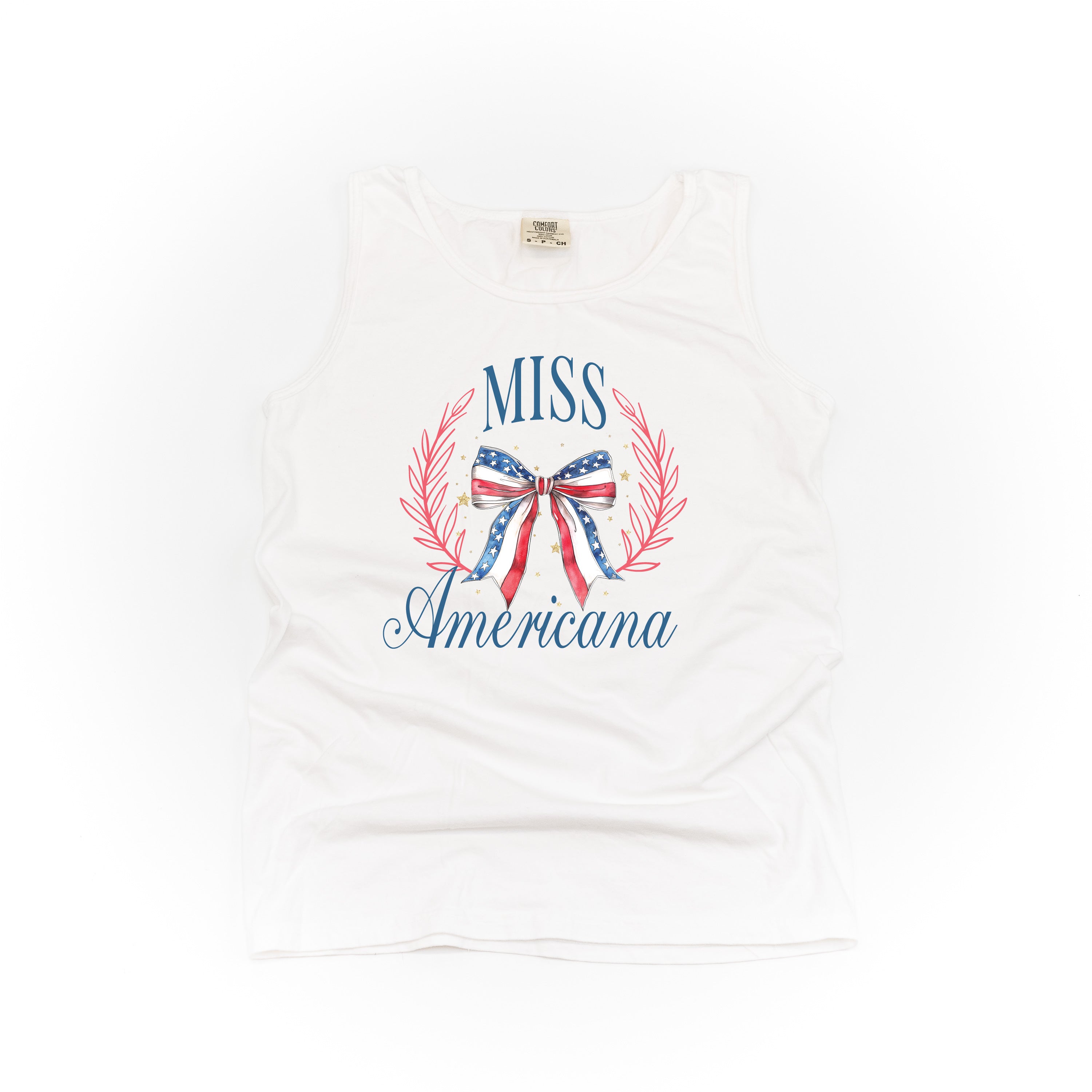 Miss Americana - Comfort Colors TANK Little Mama Shirt Shop LLC
