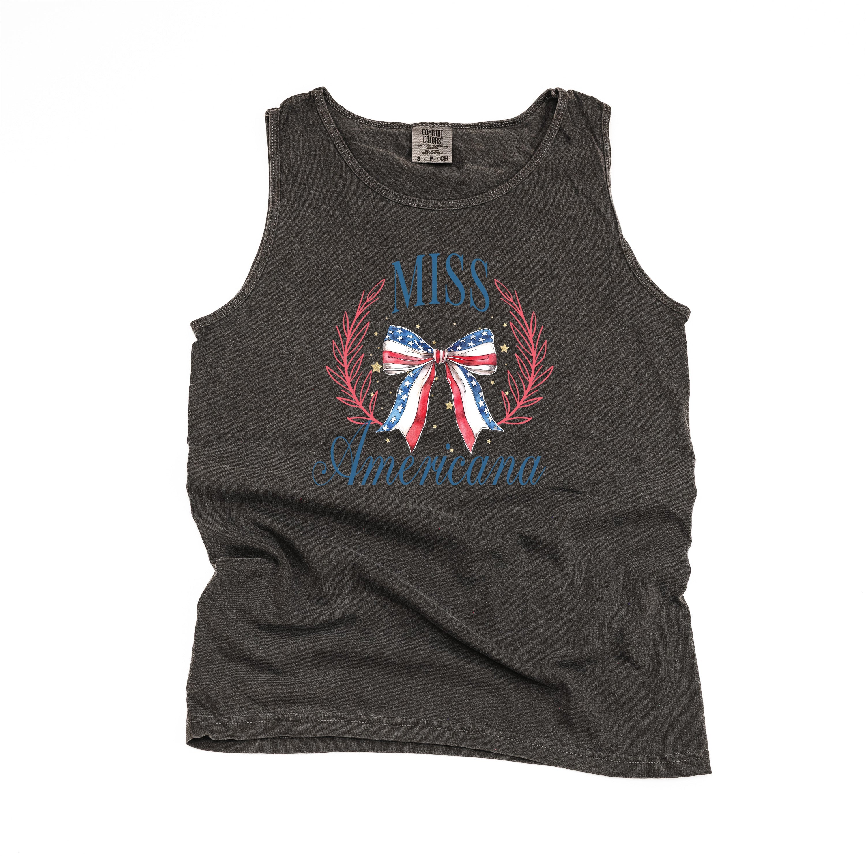 Miss Americana - Comfort Colors TANK Little Mama Shirt Shop LLC
