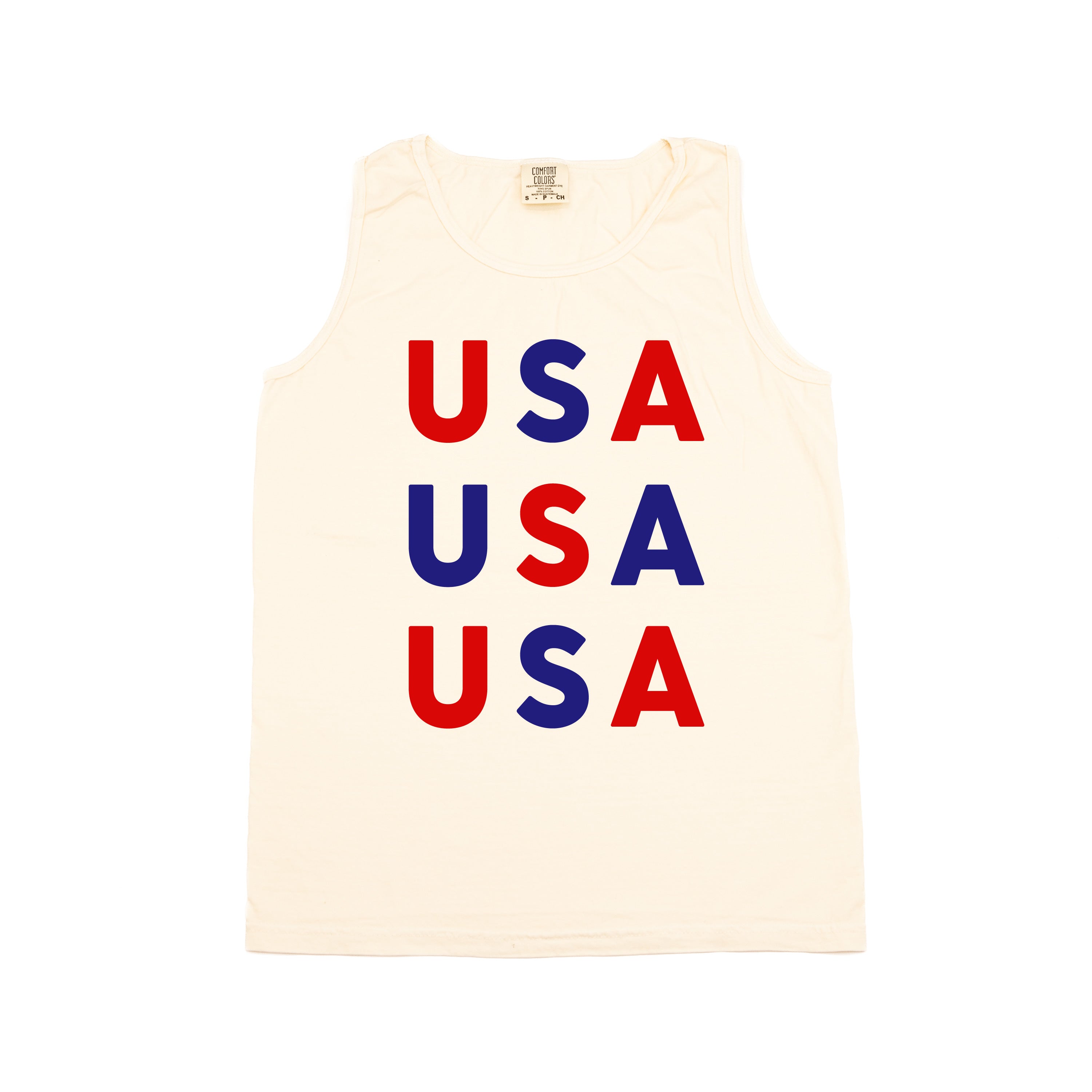 USA x3 - Comfort Colors TANK Little Mama Shirt Shop LLC