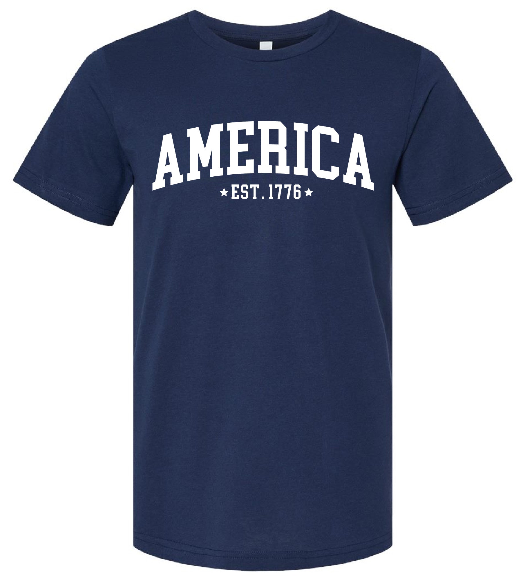 America Est. 1776 - Unisex Tee Little Mama Shirt Shop