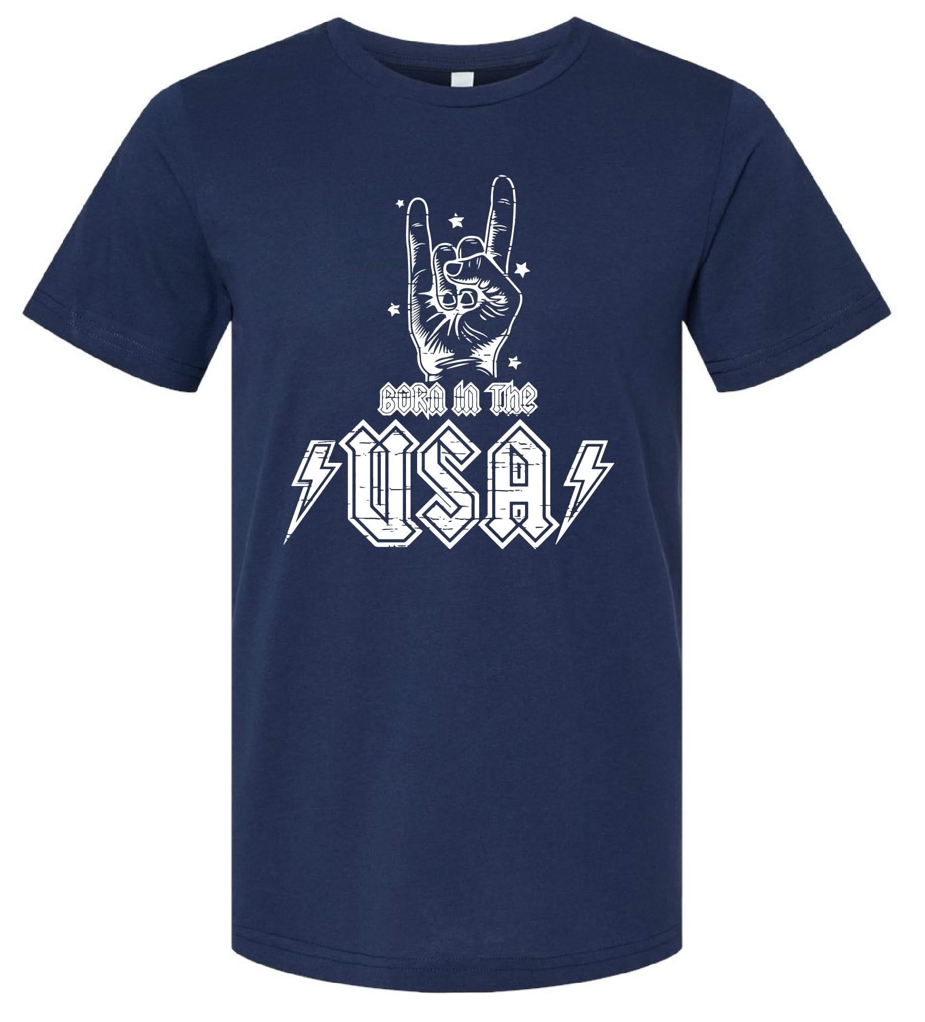 Born In The USA - Unisex Tee Little Mama Shirt Shop