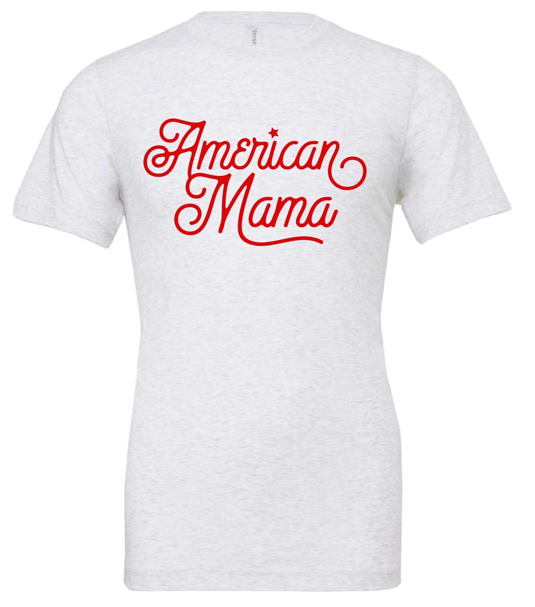 American Mama - Script - Unisex Tee Little Mama Shirt Shop