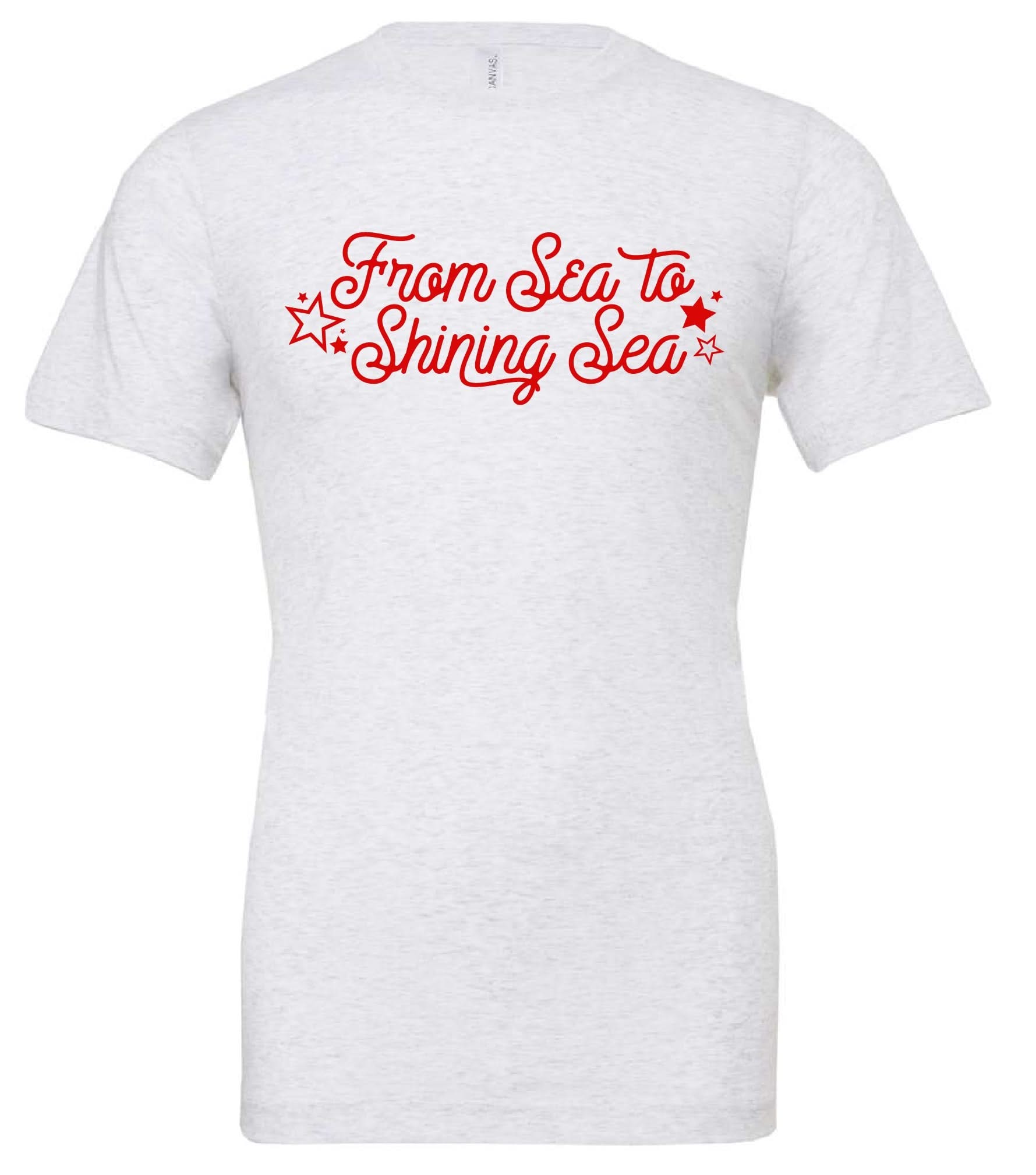 From Sea to Shining Sea - Unisex Tee Little Mama Shirt Shop