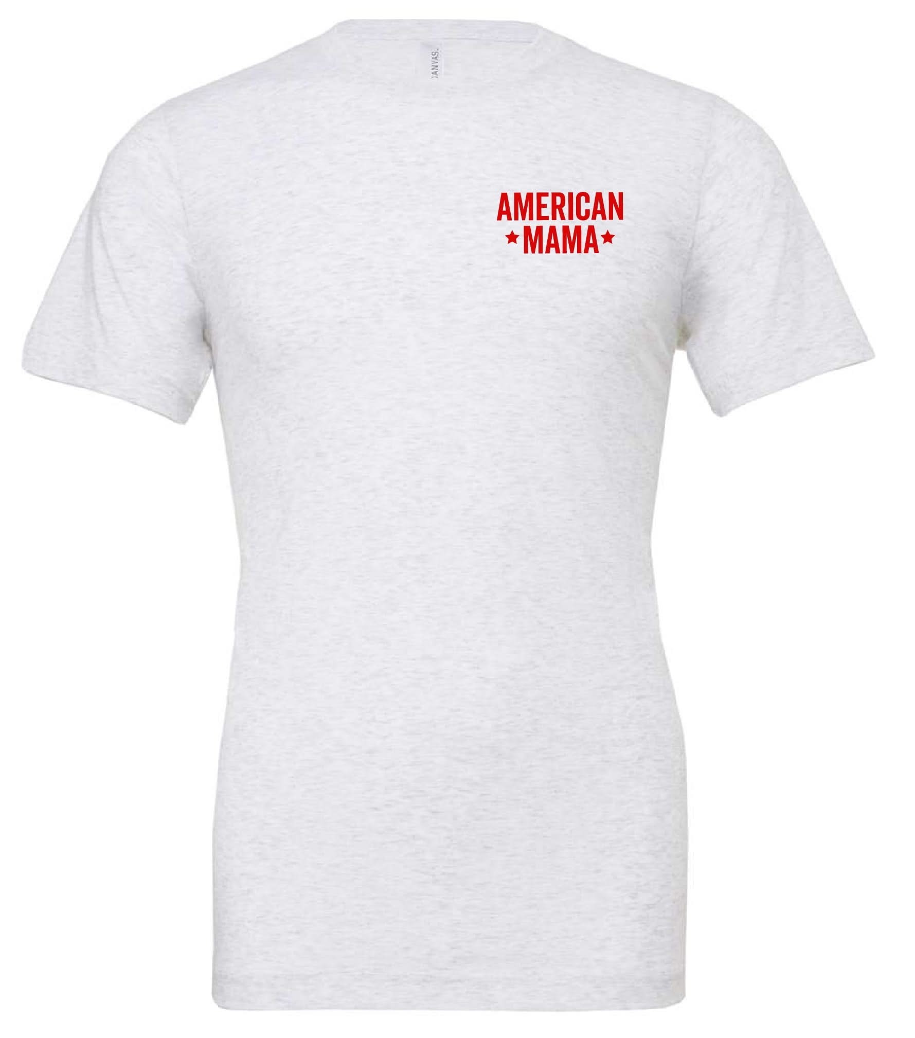 American Mama - Block (pocket) - Unisex Tee Little Mama Shirt Shop