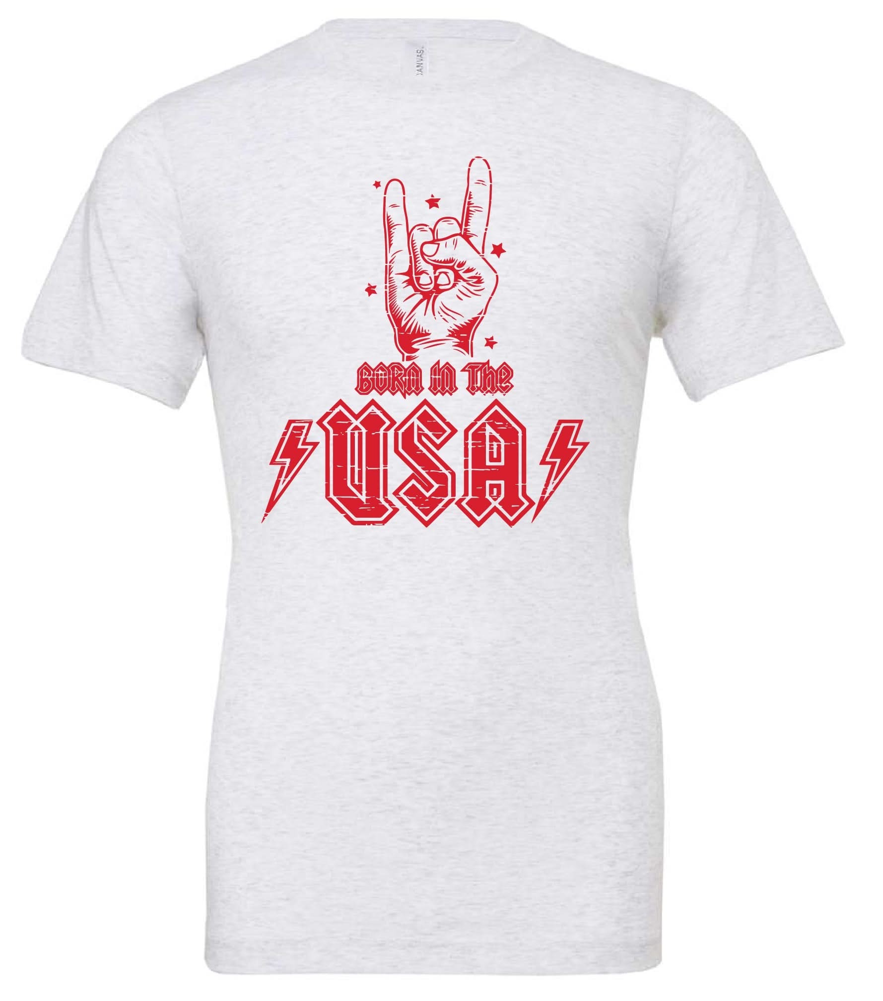 Born In The USA - Unisex Tee Little Mama Shirt Shop