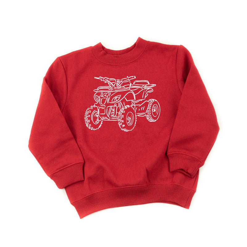 FOUR WHEELER - Minimalist Design - Child Sweater