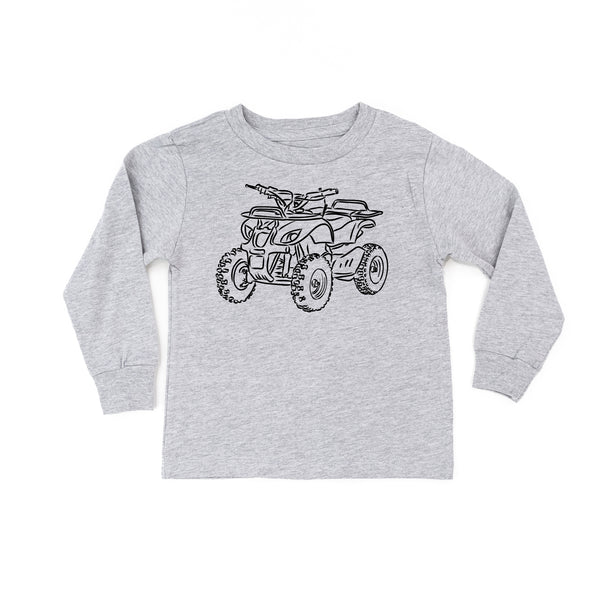FOUR WHEELER - Minimalist Design - Long Sleeve Child Shirt