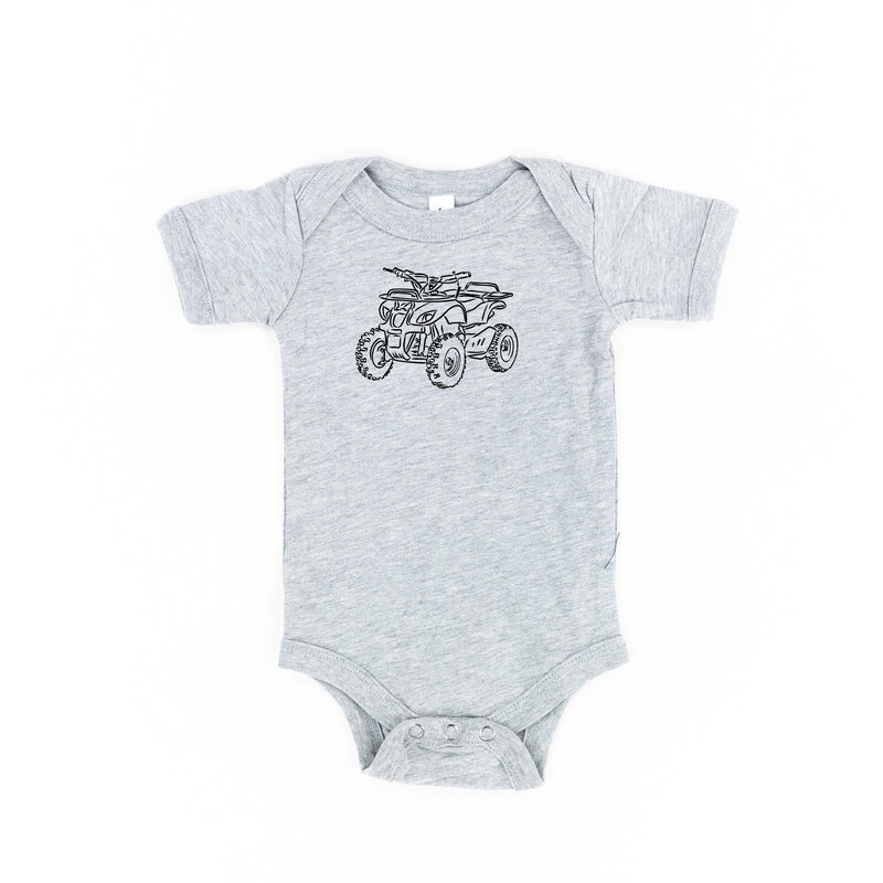 FOUR WHEELER - Minimalist Design - Short Sleeve Child Shirt