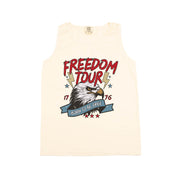Freedom Tour - Born to Be Free - Comfort Colors TANK Little Mama Shirt Shop LLC