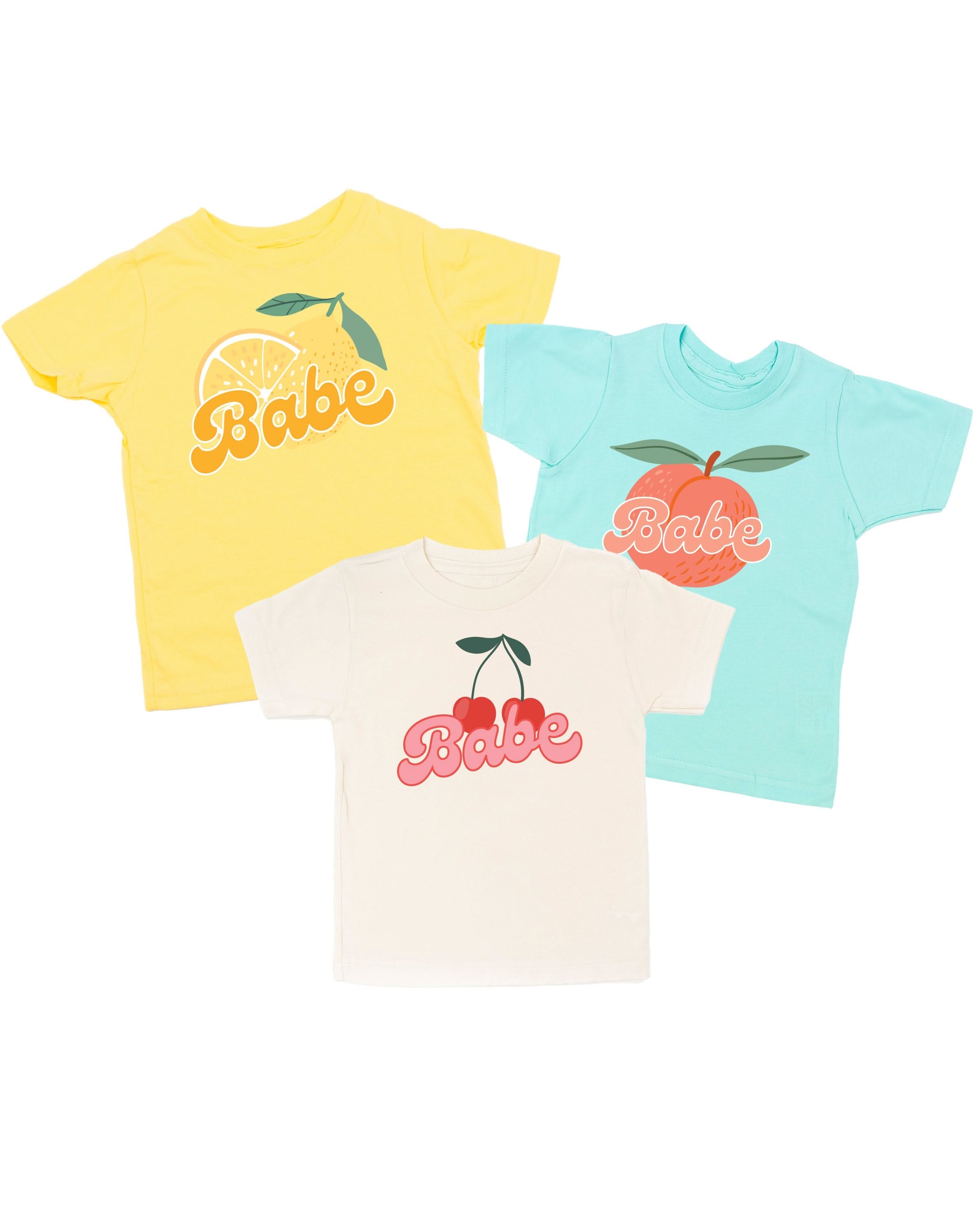 Fruit Babe - (Choose Your Fruit) - Child Tee Little Mama Shirt Shop