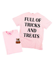 Full of Tricks and Treats - Set of 2 Matching Comfort Colors Tees Little Mama Shirt Shop
