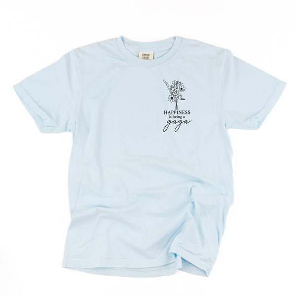 Bouquet Style - Happiness is Being a GAGA - SHORT SLEEVE COMFORT COLORS TEE