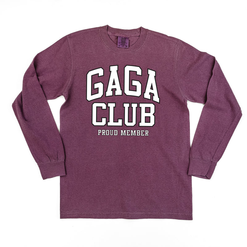 Varsity Style - GAGA Club - Proud Member - LONG SLEEVE COMFORT COLORS TEE