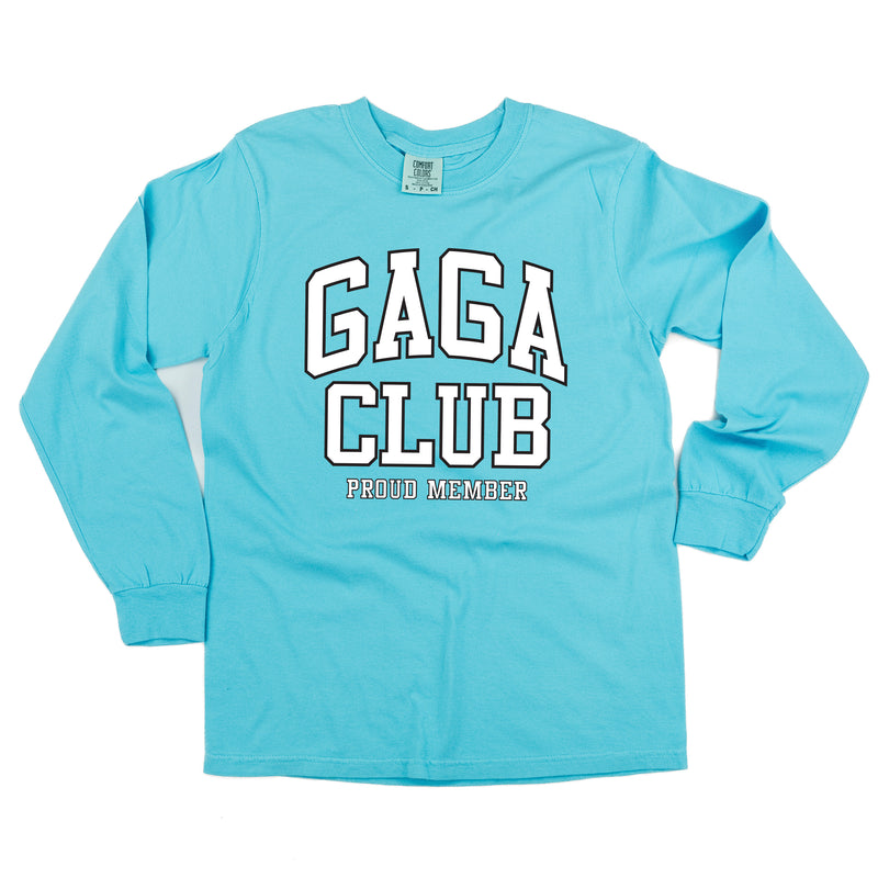 Varsity Style - GAGA Club - Proud Member - LONG SLEEVE COMFORT COLORS TEE