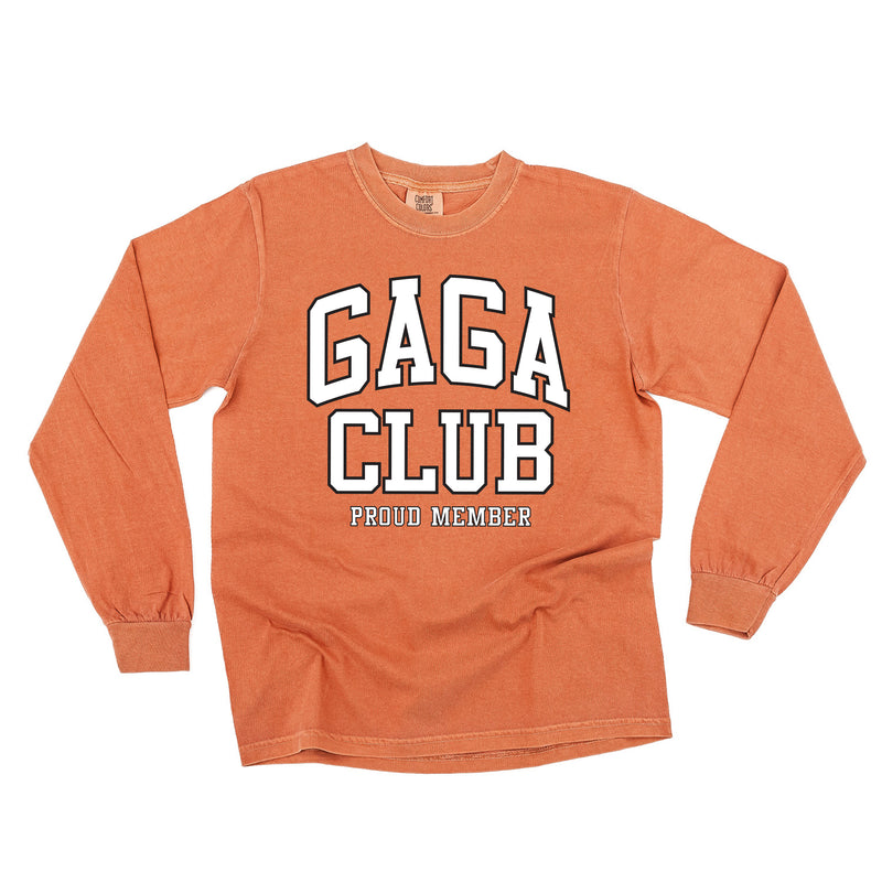 Varsity Style - GAGA Club - Proud Member - LONG SLEEVE COMFORT COLORS TEE