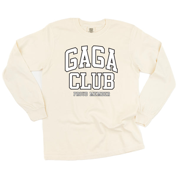 Varsity Style - GAGA Club - Proud Member - LONG SLEEVE COMFORT COLORS TEE