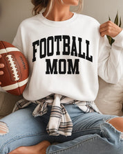 Varsity Style - FOOTBALL MOM - BASIC FLEECE CREWNECK Little Mama Shirt Shop LLC