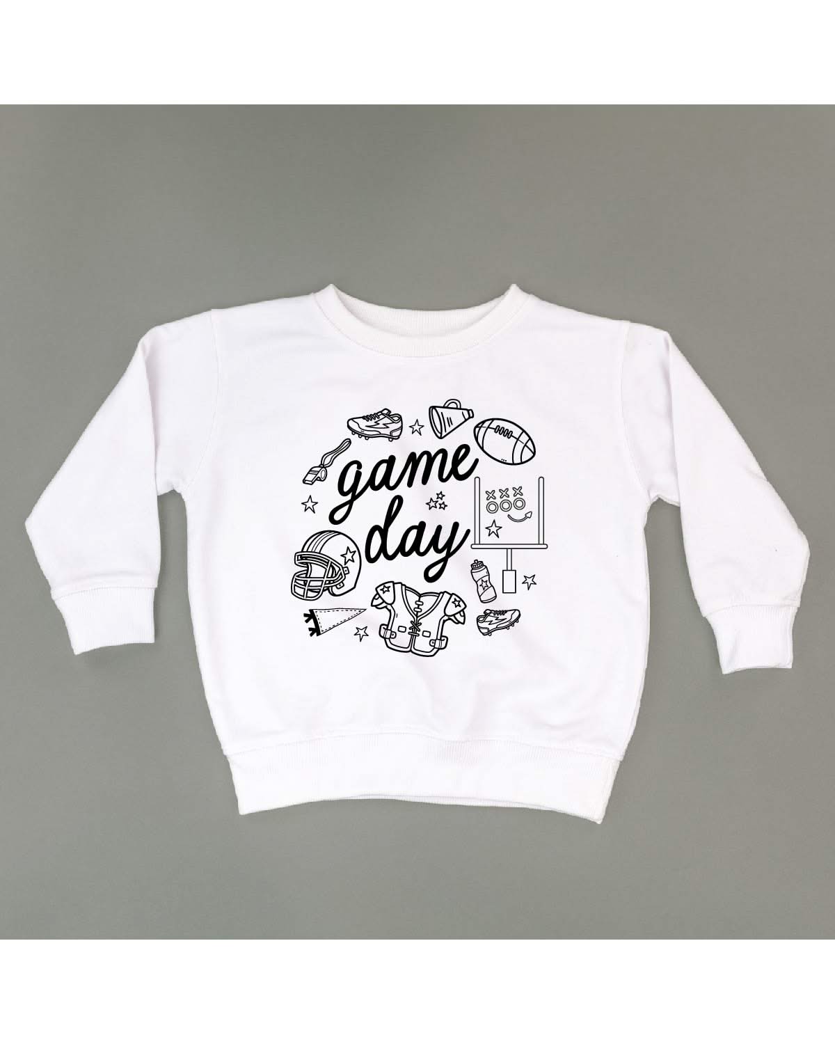 Game Day Ready - Child Sweater Little Mama Shirt Shop