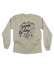 Game Day Ready - LONG SLEEVE Comfort Colors Tee Little Mama Shirt Shop