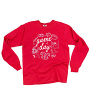 Game Day Ready - LONG SLEEVE Comfort Colors Tee Little Mama Shirt Shop