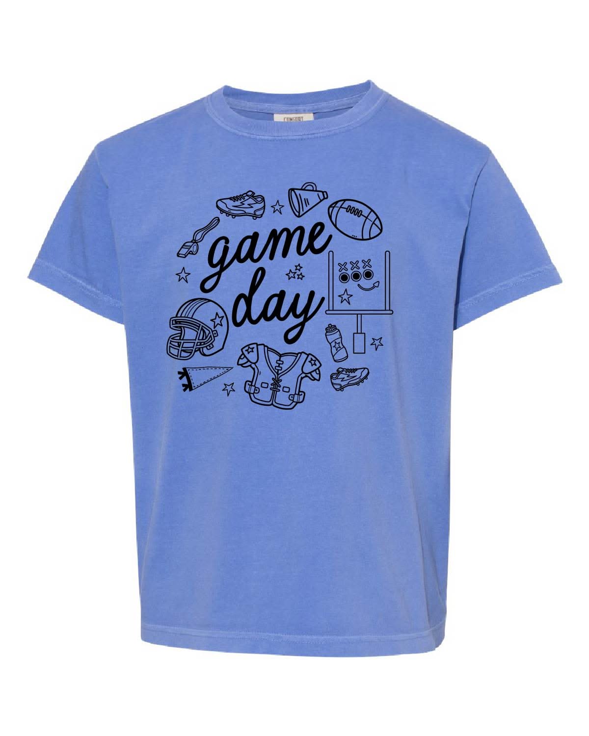 Game Day Ready - YOUTH Comfort Colors Tee Little Mama Shirt Shop