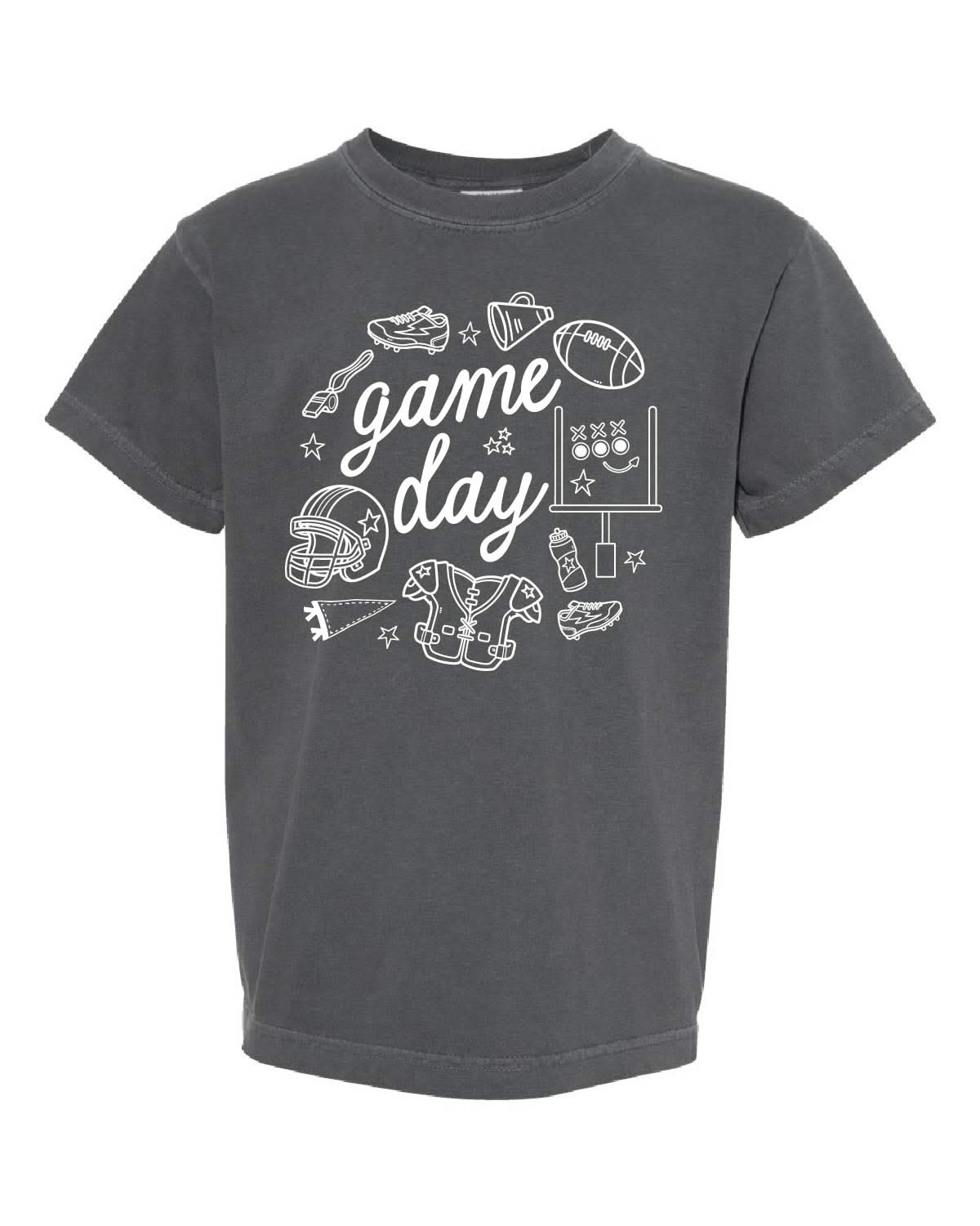 Game Day Ready - YOUTH Comfort Colors Tee Little Mama Shirt Shop