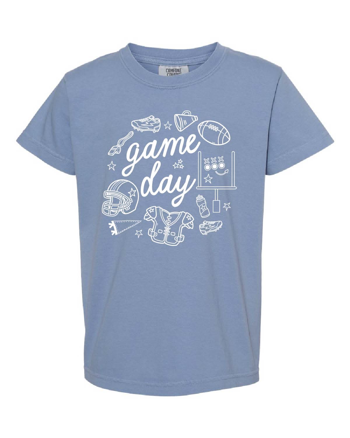 Game Day Ready - YOUTH Comfort Colors Tee Little Mama Shirt Shop