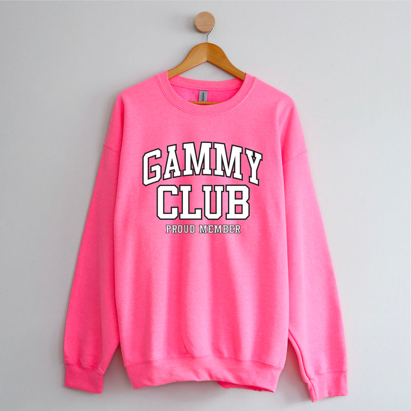 Varsity Style - GAMMY Club - Proud Member - BASIC FLEECE CREWNECK