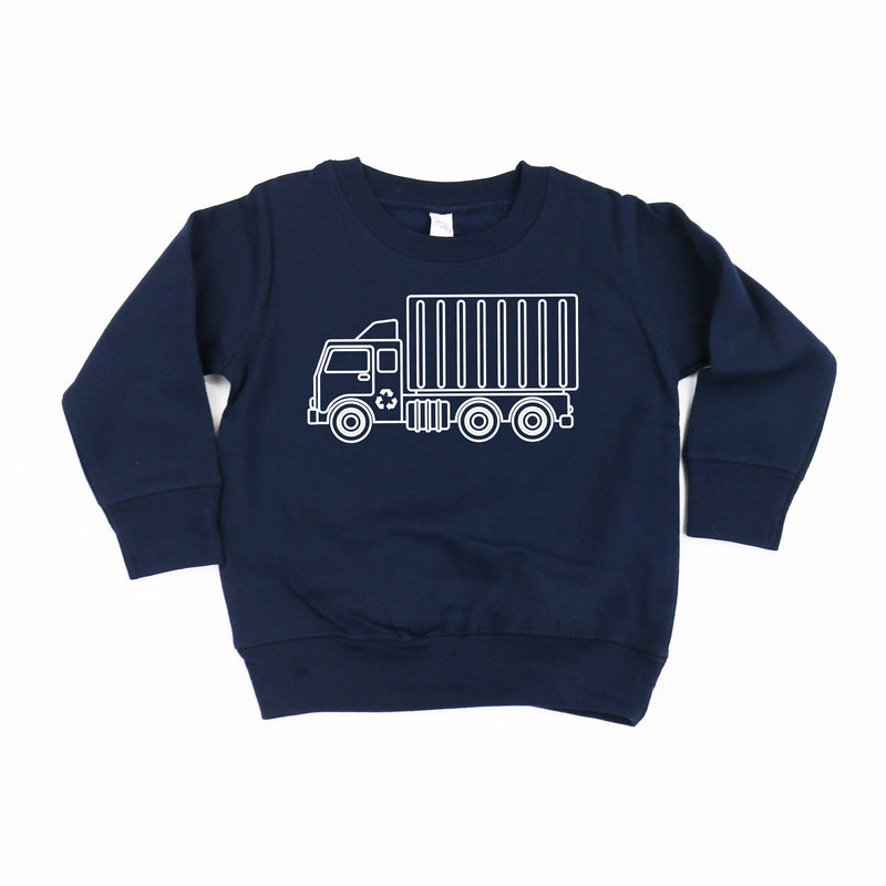 GARBAGE TRUCK - Minimalist Design - Child Sweater