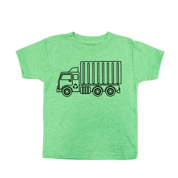 GARBAGE TRUCK - Minimalist Design - Short Sleeve Child Shirt