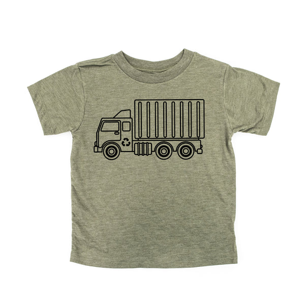 GARBAGE TRUCK - Minimalist Design - Short Sleeve Child Shirt