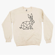 Geometric Bunny - BASIC Fleece Little Mama Shirt Shop LLC