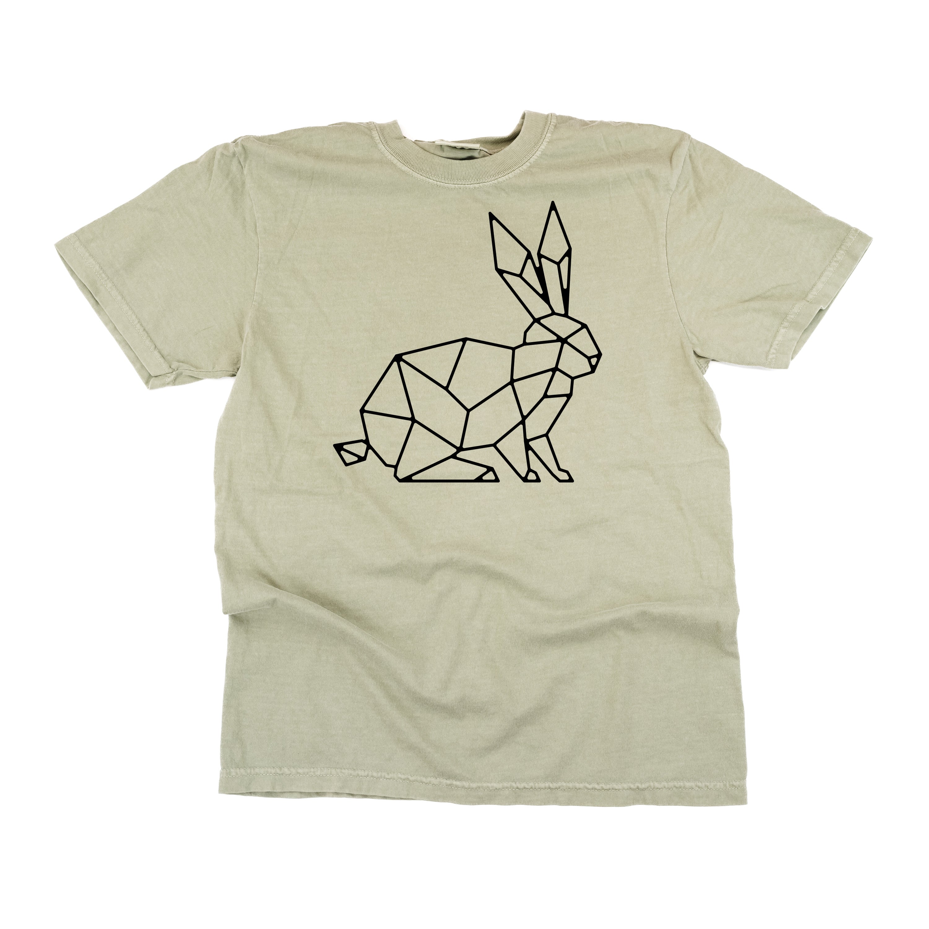 Geometric Bunny - Comfort Colors Tee Little Mama Shirt Shop