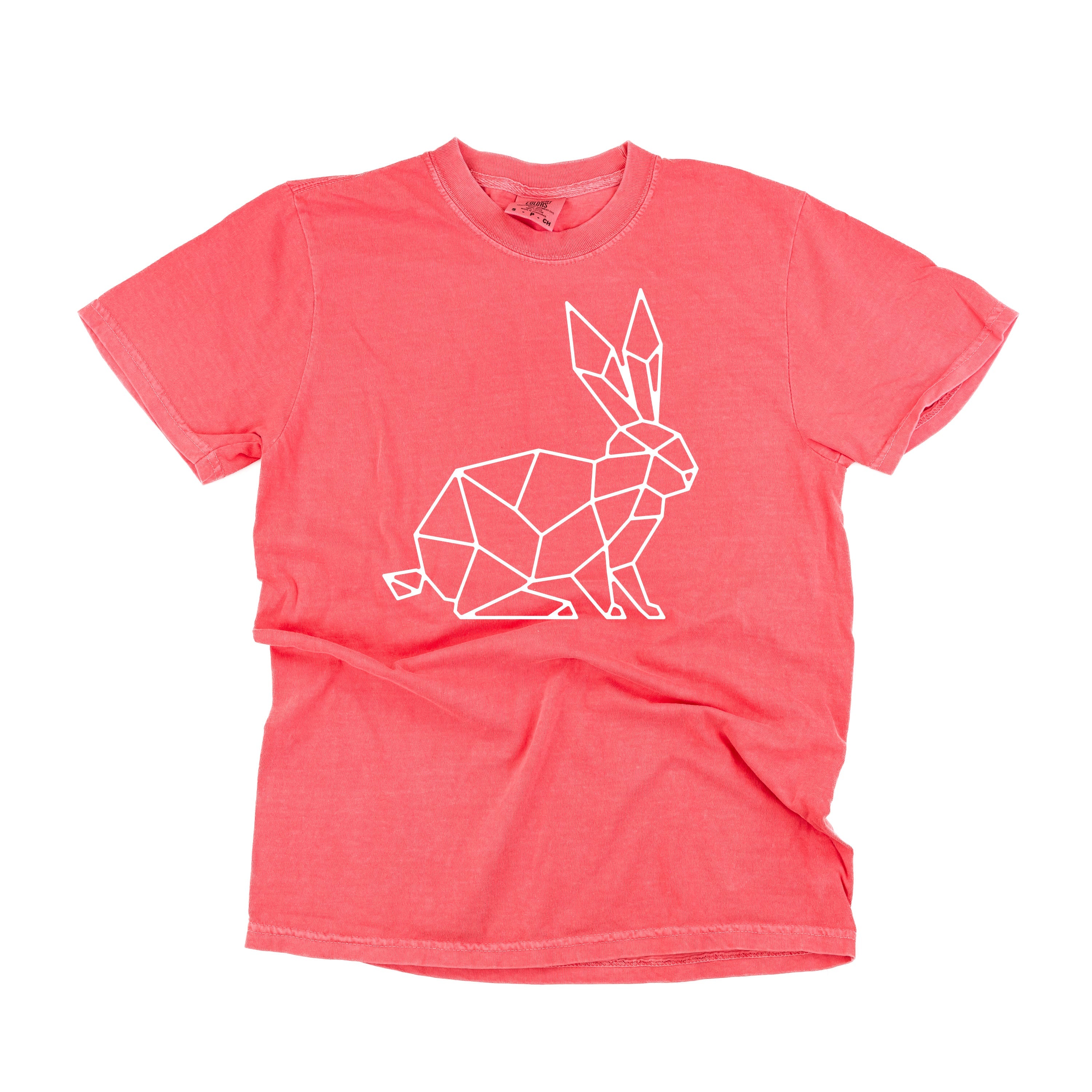 Geometric Bunny - Comfort Colors Tee Little Mama Shirt Shop