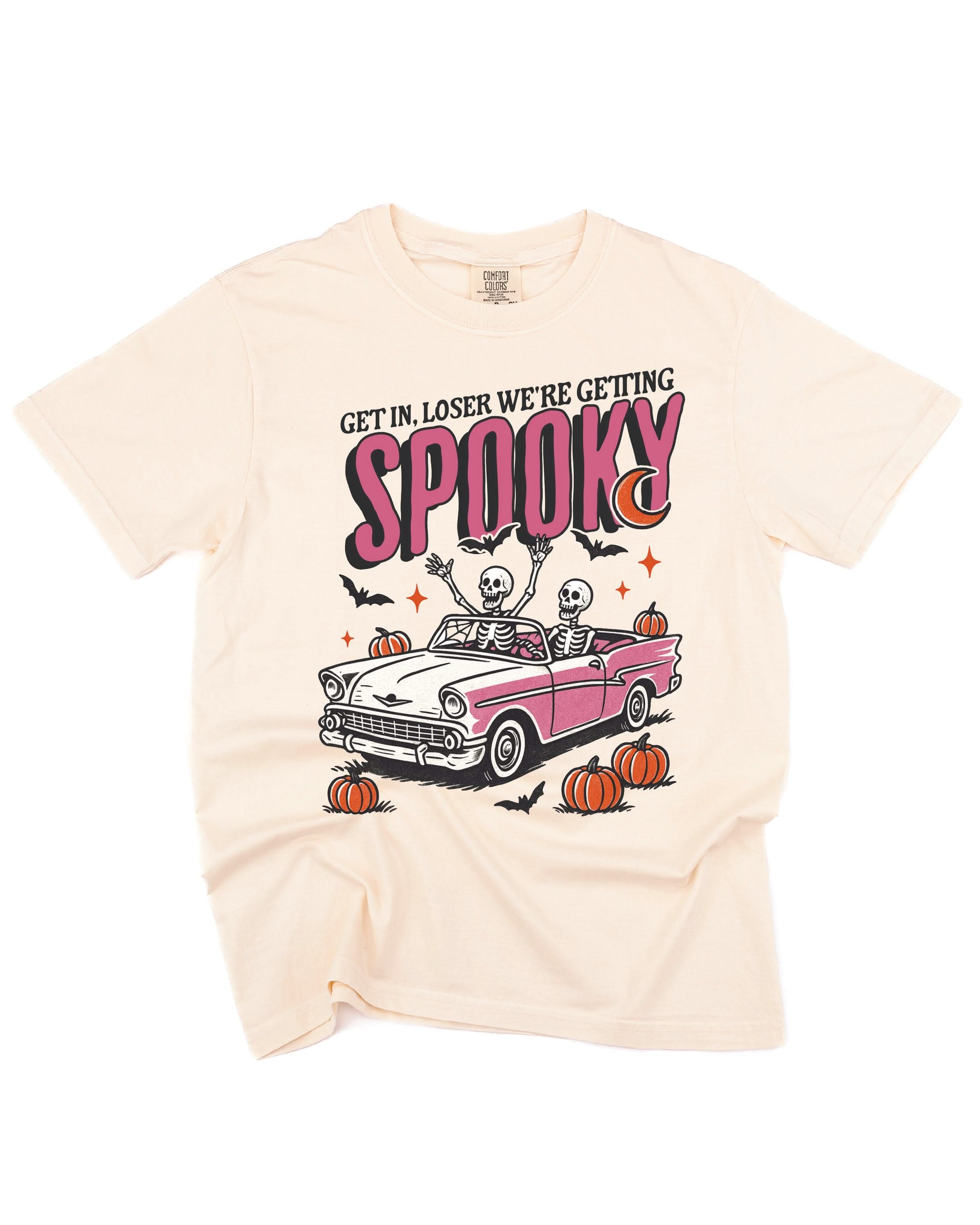 Get in Loser We're Getting Spooky - Comfort Colors Tee Little Mama Shirt Shop