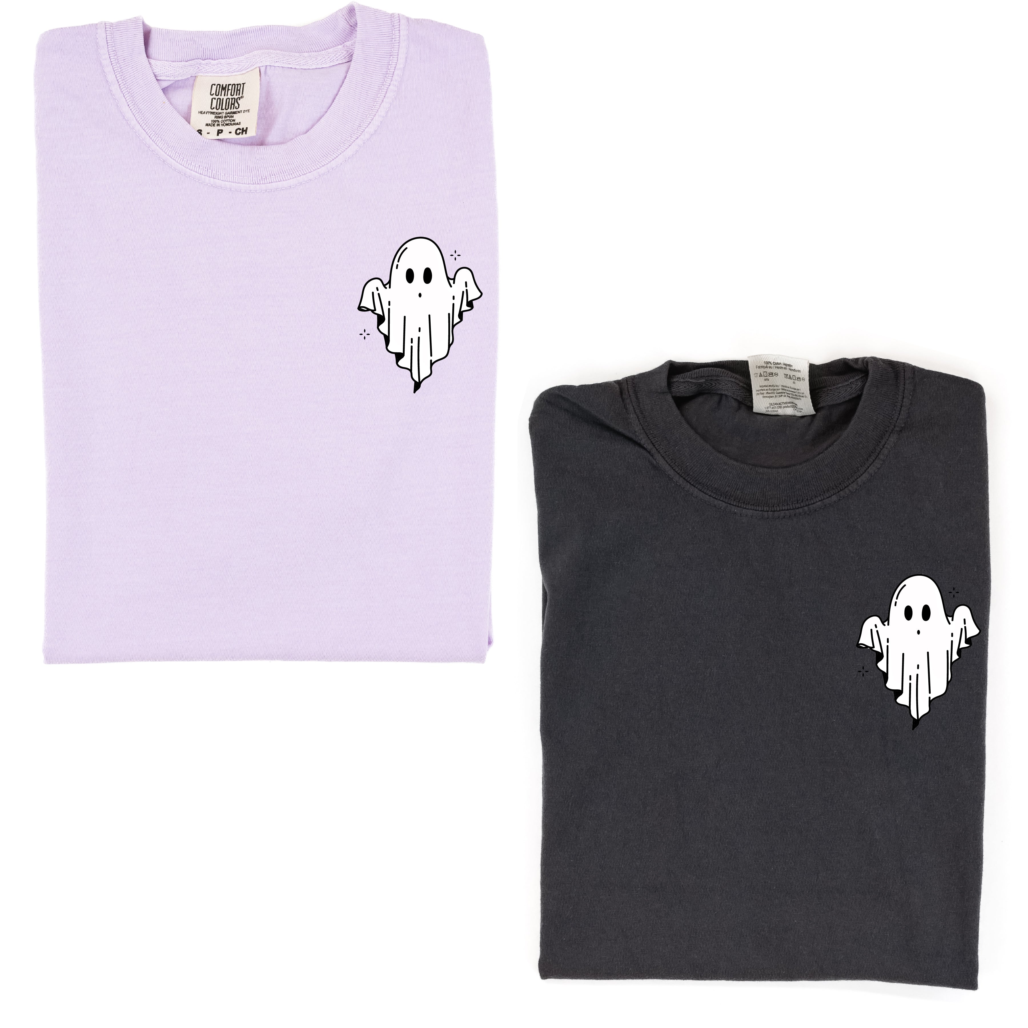 Embroidered Comfort Colors Tee - Friendly Ghost Little Mama Shirt Shop LLC