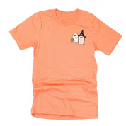 Ghosty Girls - POCKET DESIGN - Unisex Tee Little Mama Shirt Shop